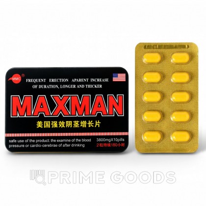 Мужской возбудитель Макс мен (10 шт) от sex shop primegoods