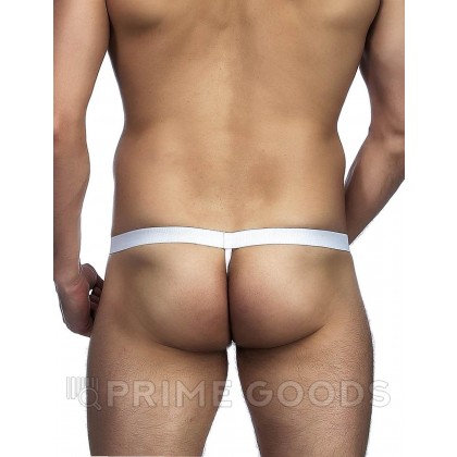 Стринги T-Back белые  мужские (размер XS-M) от sex shop primegoods фото 2