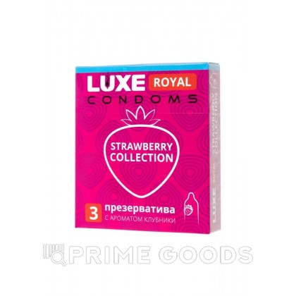 Презервативы LUXE ROYAL Strawberry Collection (3 шт.) от sex shop primegoods