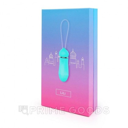 Вибропуля с пультом ДУ LiLi бирюзовая от sex shop primegoods фото 3
