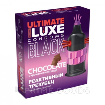 Презерватив LUXE BLACK ULTIMATE Реактивный трезубец (ШОКОЛАД) 1 шт. от sex shop primegoods