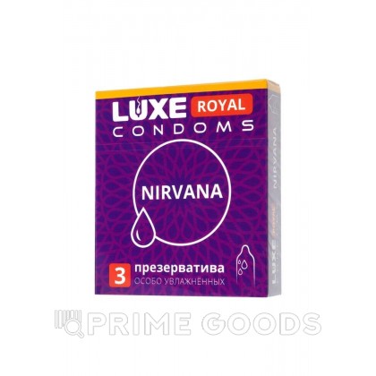 Презервативы LUXE ROYAL Nirvana 3 шт.  (гладкие, с увеличенным количеством силиконовой смазки) от sex shop primegoods