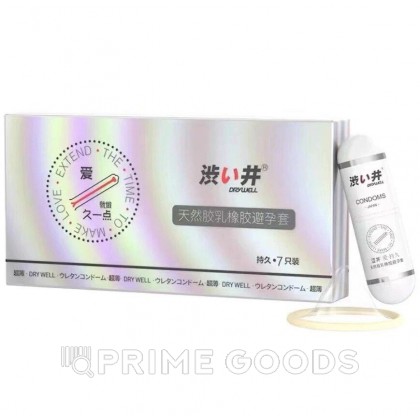 Презервативы DryWell в капсуле, ультратонкие 0,03 мм., латекс, (упаковка 7 шт.) от sex shop primegoods