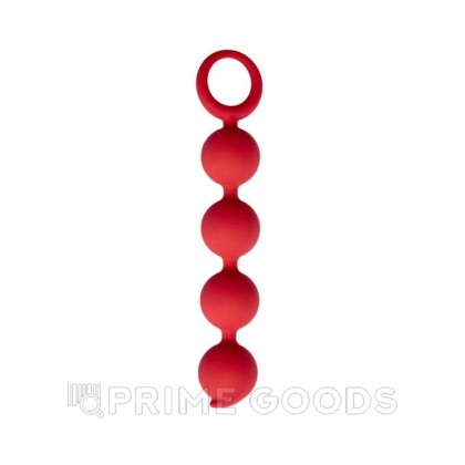 Анальная цепочка Appulse, 2,5 x 13 см , цвет бордовый от sex shop primegoods
