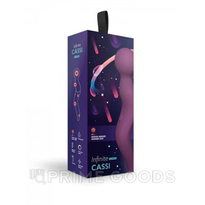 Wand массажер Cassi, цвет сливовый (INFINITE collection) от sex shop primegoods фото 4