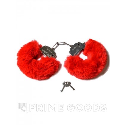 Шикарные наручники с пушистым красным мехом (Be Mine) от sex shop primegoods