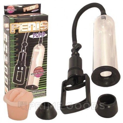 Вакуумная помпа с набором насадок Penis pump от sex shop primegoods