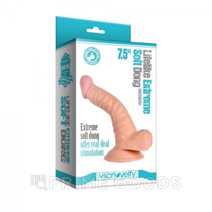 Реалистичный фаллоимитатор Soft dong на присоске (19 см.) от sex shop primegoods