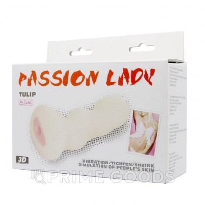 Мастурбатор с вибрацией Passion lady Tulip от sex shop primegoods