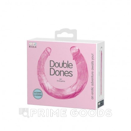 Двойной фаллоимитатор Double dong розовый от sex shop primegoods