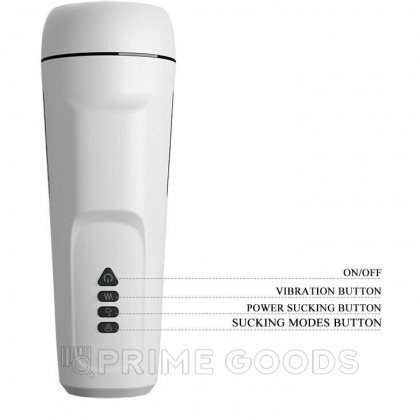 Мастурбатор с вибрацией и функцией всасывания Sienna от sex shop primegoods фото 10