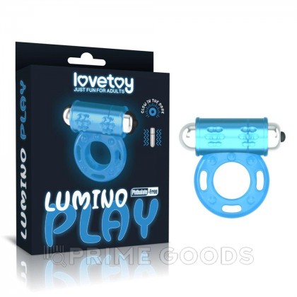 Эрекционное кольцо с вибрацией Lumino Play (светится в темноте) от sex shop primegoods