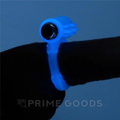Эрекционное кольцо с вибрацией Lumino Play (светится в темноте) от sex shop primegoods фото 4