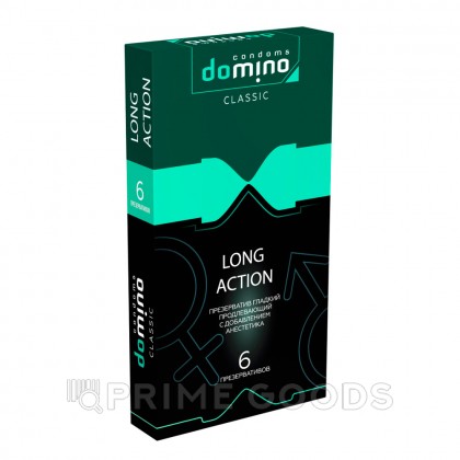 Презервативы DOMINO CLASSIC Long action, с эффектом продления, 6 шт от sex shop primegoods