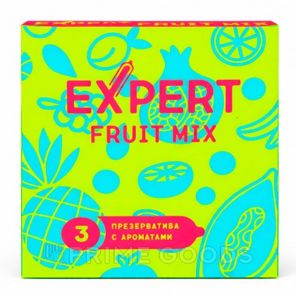 Презервативы EXPERT Fruit Mix, фруктовые ароматизированные, 3 шт от sex shop primegoods