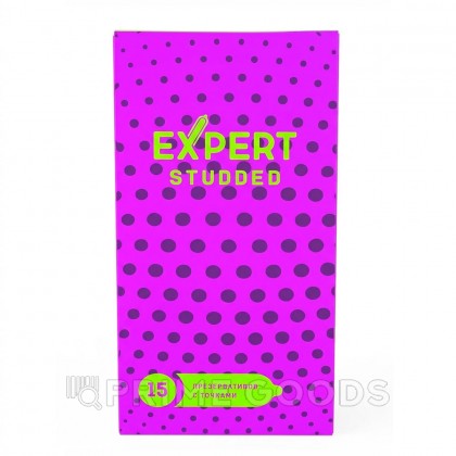 Презервативы EXPERT Studded, облегающие, точечные, 15 шт от sex shop primegoods