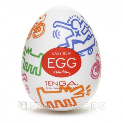 TENGA&Keith Haring Egg Мастурбатор яйцо Street от sex shop primegoods