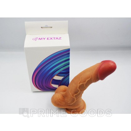 Реалистичный фаллоимитатор на присоске MyExtaz (20) от sex shop primegoods фото 3