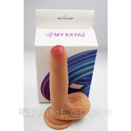 Реалистичный фаллоимитатор на присоске MyExtaz (17,5) от sex shop primegoods фото 3