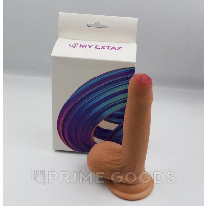 Реалистичный фаллоимитатор на присоске MyExtaz (17,5) от sex shop primegoods фото 2