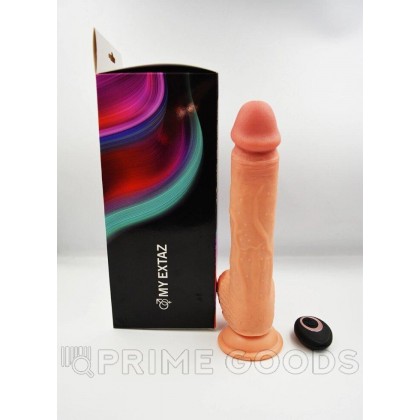 Фаллоимитатор-ротатор с пультом ДУ MyExtaz (21,5) от sex shop primegoods фото 3