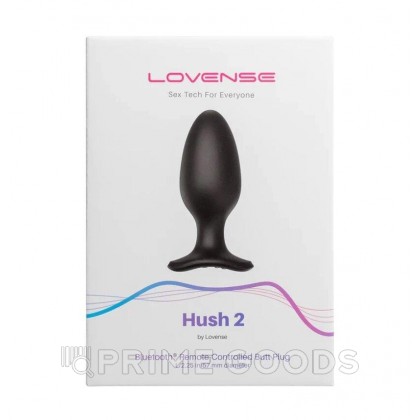 Анальная вибропробка Hush 2 второго поколения с управлением на расстоянии от Lovense (L: 57*150 Мм.) от sex shop Extaz фото 6
