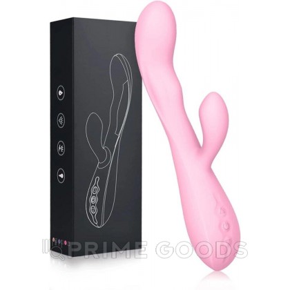 Вибратор с клиторальной стимуляцией и подогревом от sex shop primegoods