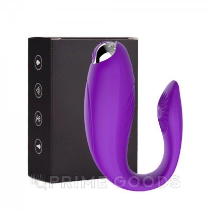 Стимулятор клитора и точки G фиолетовый от sex shop primegoods