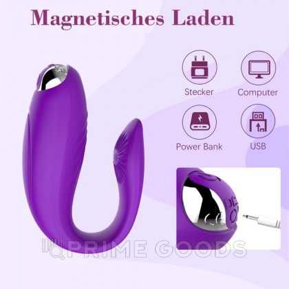 Стимулятор клитора и точки G фиолетовый от sex shop primegoods фото 2