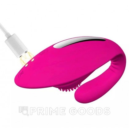 Массажер с тройной стимуляцией и пультом ДУ от sex shop primegoods фото 4