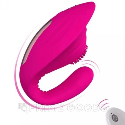 Массажер с тройной стимуляцией и пультом ДУ от sex shop primegoods фото 3