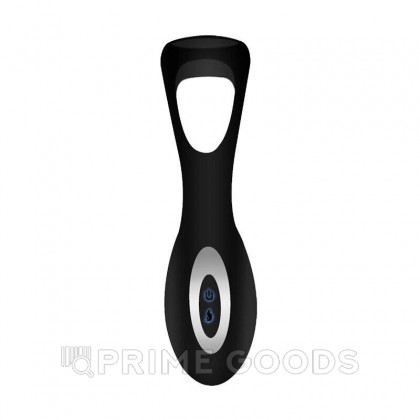 Силиконовый вибромассажер простаты с эрекционным кольцом и пультом ДУ от sex shop primegoods фото 3