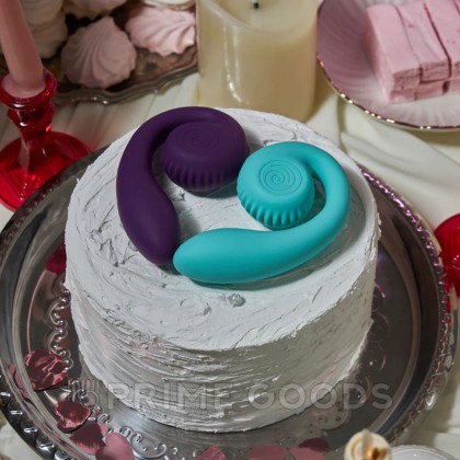 Двойной стимулятор точки G SVibe Snail GIZI цвет тиффани от sex shop primegoods фото 10