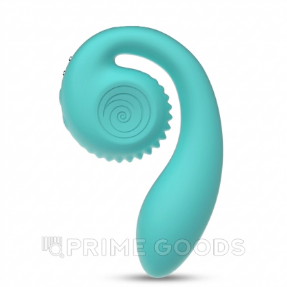 Двойной стимулятор точки G SVibe Snail GIZI, цвет тиффани от sex shop primegoods