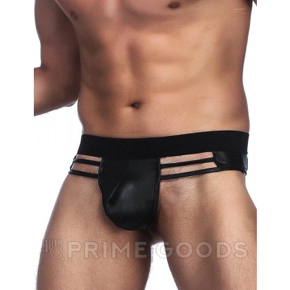 Стринги мужские черные с ремешками (размер XL) от sex shop primegoods