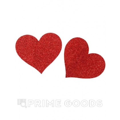 Пэстисы Glitter heart (накладки на грудь) от sex shop primegoods