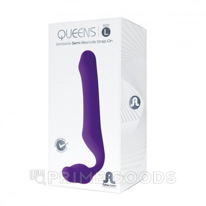 Страпон безремневой Queens от Adrien Lastic, L, фиолетовый от sex shop primegoods фото 6