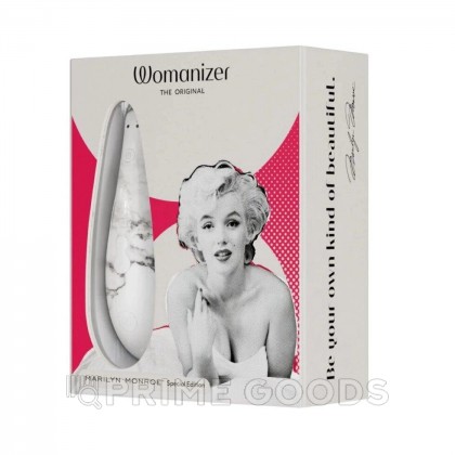 Бесконтактный клиторальный стимулятор Womanizer Marilyn Monroe White Marble от sex shop primegoods фото 6