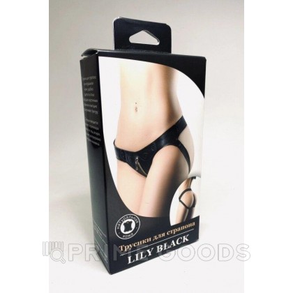 Трусики для страпона Lily Black (OS) от sex shop primegoods фото 4