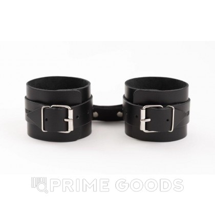 Наручники Lady's Arsenal Black - Эко-кожа от sex shop primegoods