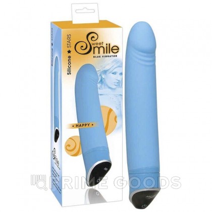SMILE Вибратор Happy голубой от sex shop primegoods
