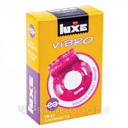 Виброкольцо LUXE VIBRO Ужас альпиниста (+ презерватив) от sex shop primegoods