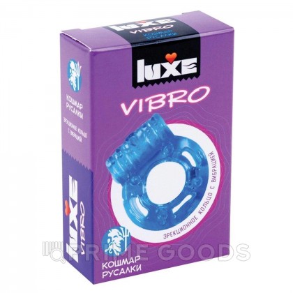 Виброкольцо LUXE VIBRO Кошмар русалки (+ презерватив) от sex shop primegoods