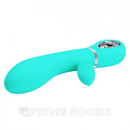 Вибратор-кролик Thomas Super Soft (20 см) бирюзовый от sex shop primegoods фото 8