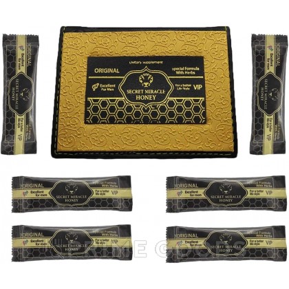 Мёд с виагрой  Secret Miracle Honey (1 шт.) от sex shop primegoods фото 2