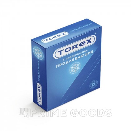 Презервативы продлевающие, гладкие - TOREX 3 шт. от sex shop primegoods