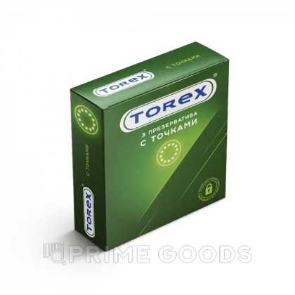 Презервативы с точками - TOREX 3 шт. от sex shop primegoods