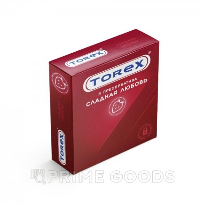 Презервативы сладкая любовь - TOREX 3 шт. от sex shop primegoods