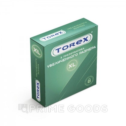 Презервативы увеличенного размера - TOREX 3 шт. от sex shop primegoods