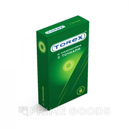 Презервативы с точками - TOREX 12 шт. от sex shop primegoods